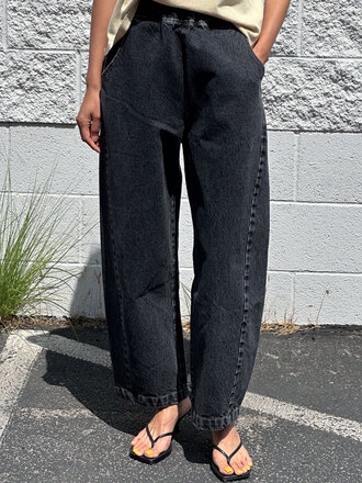 Le Bon Shoppe Pantalon Arc . Denim noir