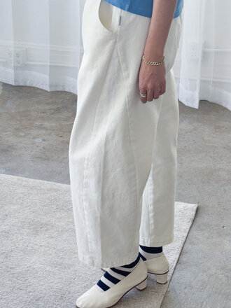 Le Bon Shoppe Arc Pants . Milk