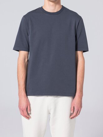 Unfeigned T-Shirt en coton biologique Basic . Bleu graphite Unfeigned T-Shirt en coton biologique Basic . Bleu graphite