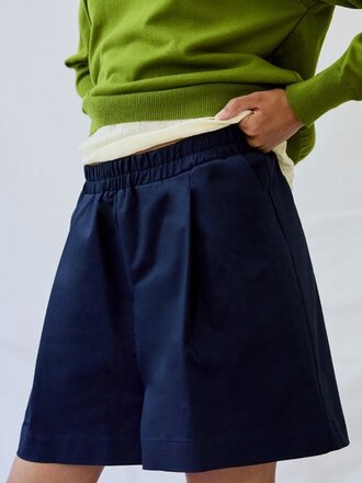 Diarte Shorts en sergé de coton égyptien Trail . Marine Diarte Shorts en sergé de coton égyptien Trail . Marine