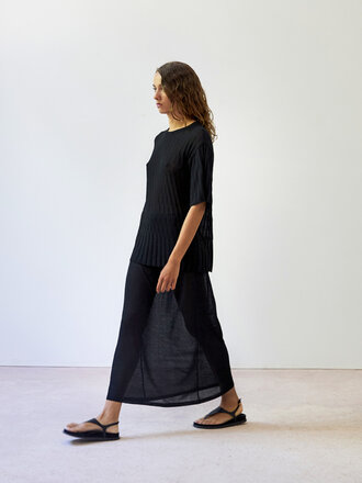 Diarte Jupe en tricot Mitte . Noir Diarte Jupe en tricot Mitte . Noir