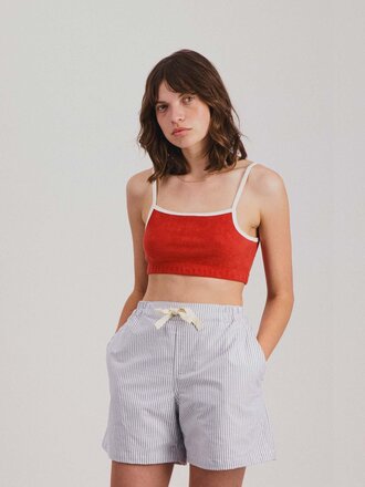 Howlin' Space Operator Bralette . Red Fire