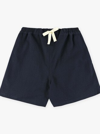 Howlin' Short Private en coton seersucker. Marine Howlin' Short Private en coton seersucker. Marine