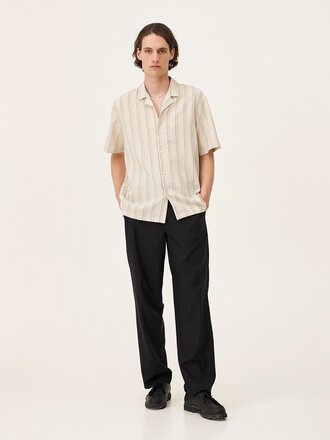 Noyoco Orleans short sleeve shirt . Green stripes Noyoco Orleans short sleeve shirt . Green stripes