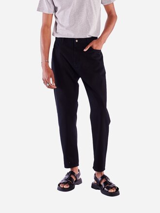 Olow Pantalon en coton bio Jacquot . Denim noir Olow Pantalon en coton bio Jacquot . Denim noir