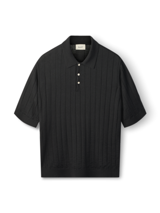 Forét Polo en tricot Astern . Noir Forét Polo en tricot Astern . Noir