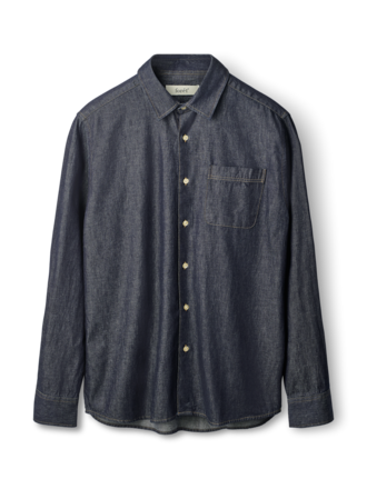 Forét Chemise en coton bio Pluto . Chambrai foncé Forét Chemise en coton bio Pluto . Chambrai foncé