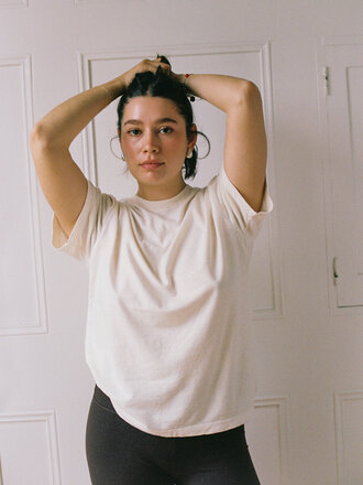 Merge Dream hemp and organic cotton t-shirt . Natural Merge Dream hemp and organic cotton t-shirt . Natural