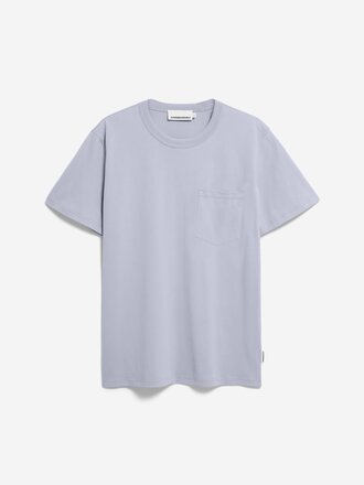 Armedangels Maarkos Organic cotton t-shirt . Misty Morning