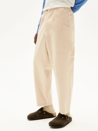 Thinking Mu Pantalon 100% coton bio Max . Crème Thinking Mu Pantalon 100% coton bio Max . Crème