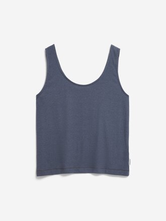 Armedangels Minaami Lyocell and organic cotton tank top . Moonlight Grey
