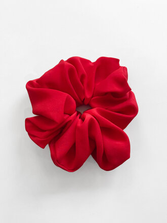 A Bronze Age Large scrunchie . Red