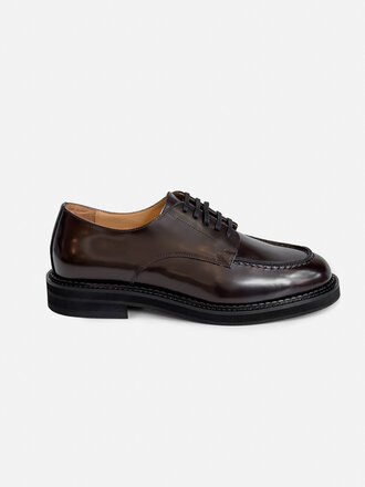 Sesa Chicago lace-up leather shoes . Espresso