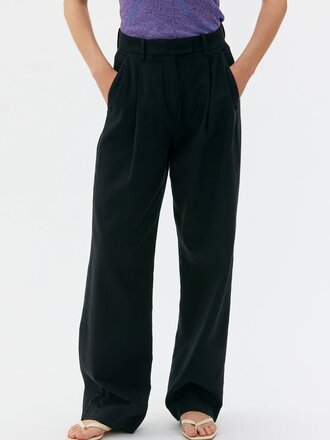 Maska Tigo cotton twill pants . Black
