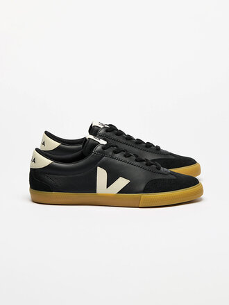 Veja Chaussures en cuir OT Volley . Noir Pierre Veja Chaussures en cuir OT Volley . Noir Pierre