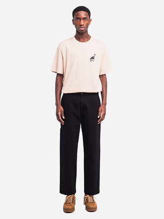 Olow Unisex Chuck Pants . Black denim