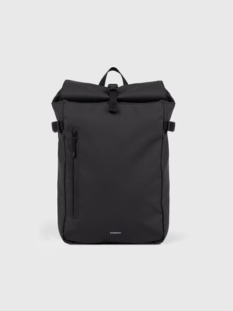 Sandqvist Stream Slim Rolltop backpack M . Black