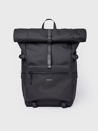 Sandqvist Stream rolltop Ruben 2.0 backpack . Black