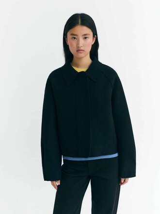 Thinking Mu Veste en laine Daria . Noir Thinking Mu Veste en laine Daria . Noir