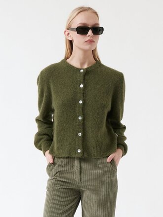 AMT Studio Galeta Cardigan . Dark Green