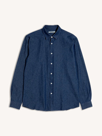Kestin Dirleton shirt . Light denim