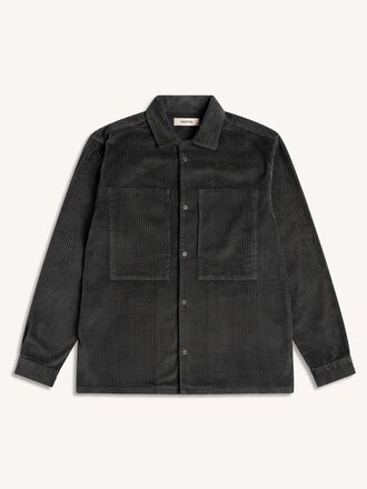 Kestin Durno corduroy overshirt . Charcoal