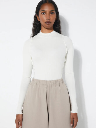 Rita Row Haut en modal Clotilde . Beige Rita Row Haut en modal Clotilde . Beige