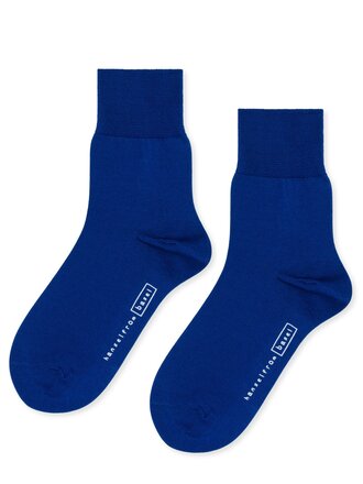 Hansel from Basel Trouser Crew socks . Navy blue