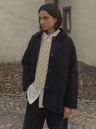 Gillian Stevens Veste en coton Milo . Noir Gillian Stevens Veste en coton Milo . Noir