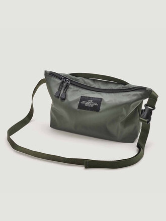Bags in Progress Nylon Twill Fannypack Crossbody . Khaki