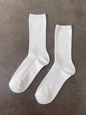 Le Bon Shoppe Chaussettes Crisp Step . Blanc