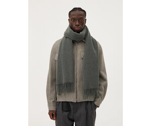 Odda wool wool and cashmere scarf . Green - Betina Lou
