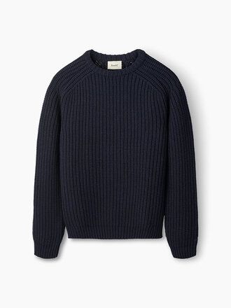 Forét Trip chunky knit sweater . Navy