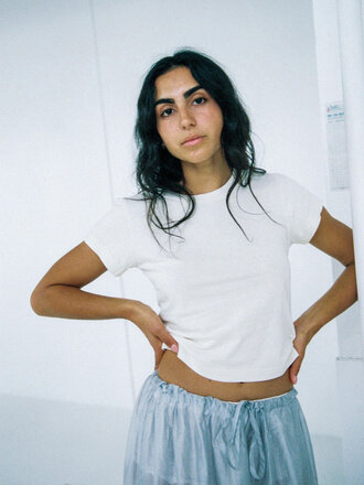 Merge Mini Hemp T-Shirt . Natural