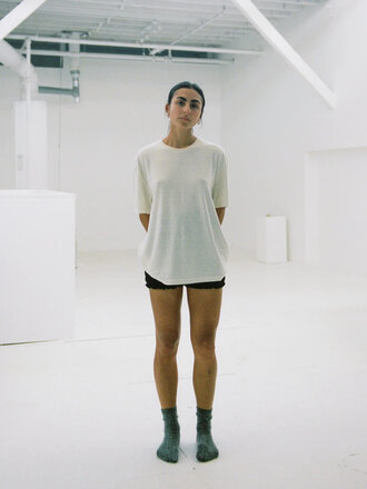 Merge T-Shirt en chanvre et coton bio Rover . Naturel