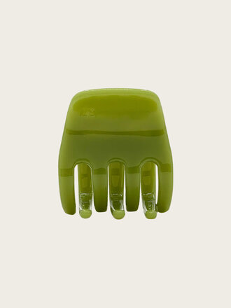 Karst Small hair claw clip . Olive