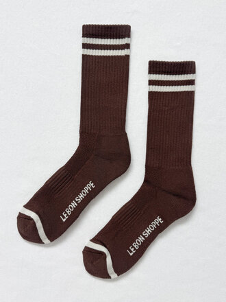 Le Bon Shoppe Extended Boyfriend Socks . Wood