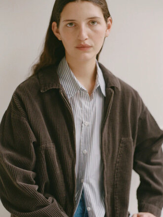 Shaina Mote Veste en corduroy Studio . Compost