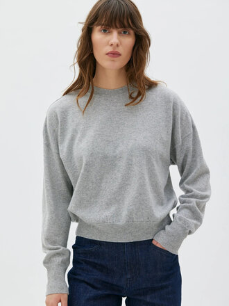 Maska Chandail en laine et cachemire Ior . Gris