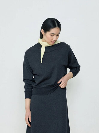 Diarte Freya Merino Sweater . Charcoal