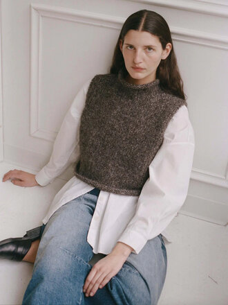 Shaina Mote Roll vest . Dusk