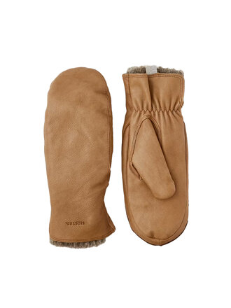 Hestra Mitaines en cuir avec doublure en laine Tiril . Cork