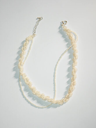 Jacob Essa Necklace . White