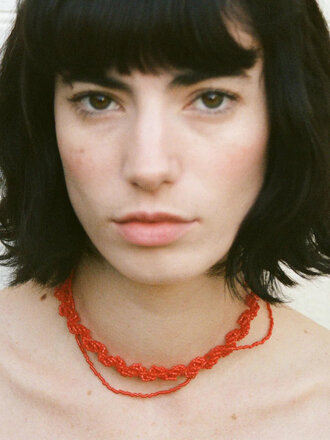 Jacob Essa Necklace . Red