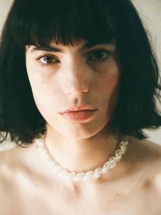 Jacob Ouna Necklace 37 cm . Crystal