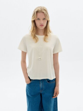 Thinking Mu Ida Organic Cotton T-Shirt . White