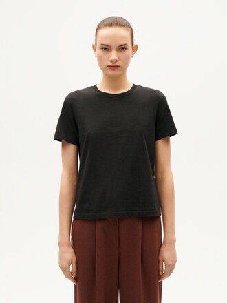Thinking Mu T-Shirt Ida en coton bio . Noir