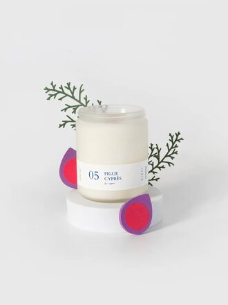 Flambette Soy Candle . Fig and Cypress 4 oz