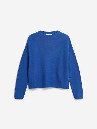 Armedangels Chandail en coton Merinaa . Bleu Dynamo