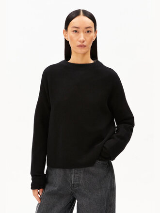 Armedangels Merinaa Cotton Sweater . Black